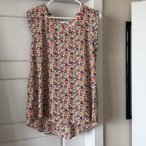 Flowered Boutique Blouse